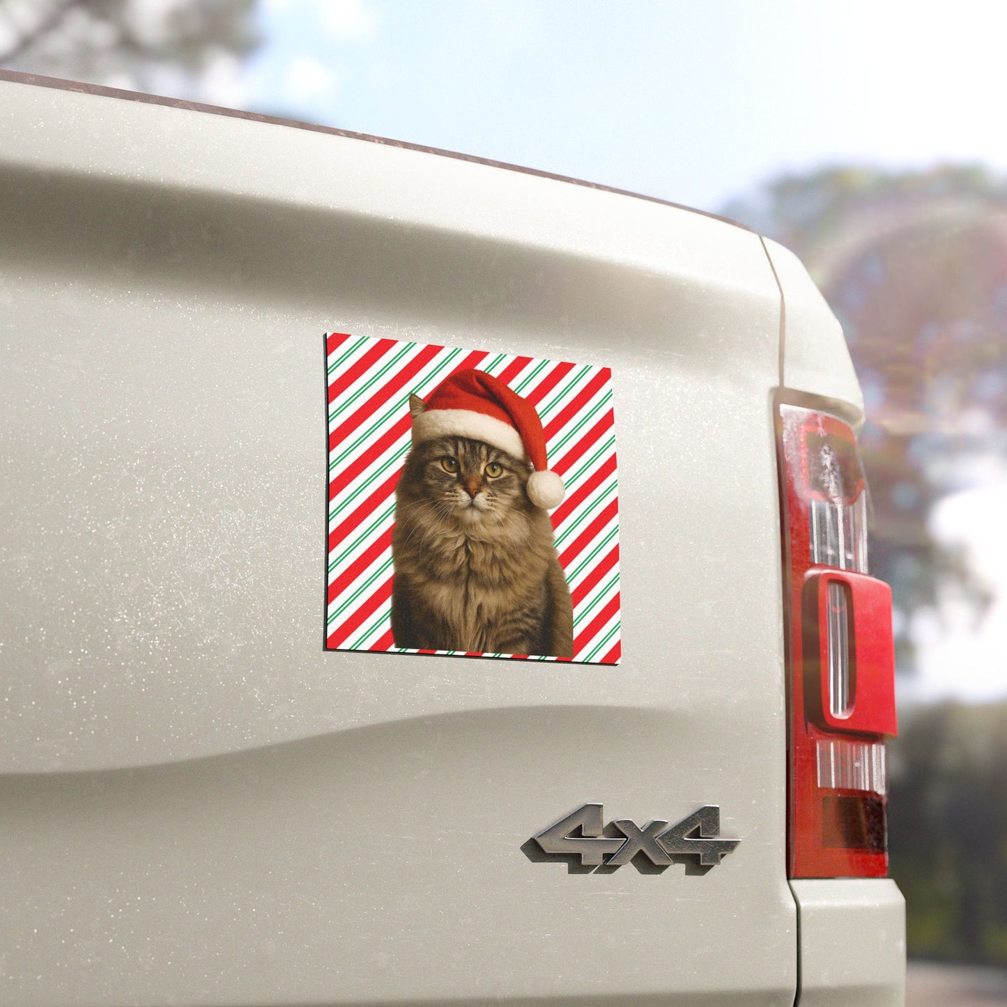 Santa Paws Cat Indoor/Outdoor Magnet