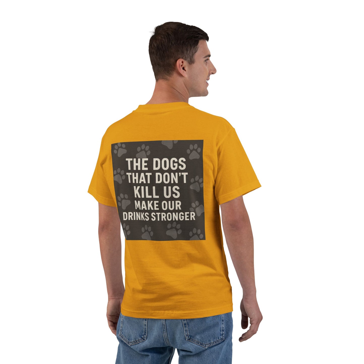 Drinks Stronger Men's Short-Sleeve Crewneck Tee