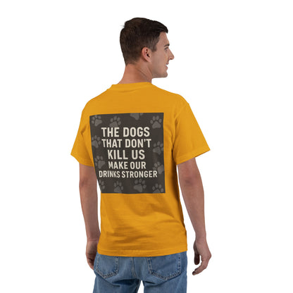 Drinks Stronger Men's Short-Sleeve Crewneck Tee