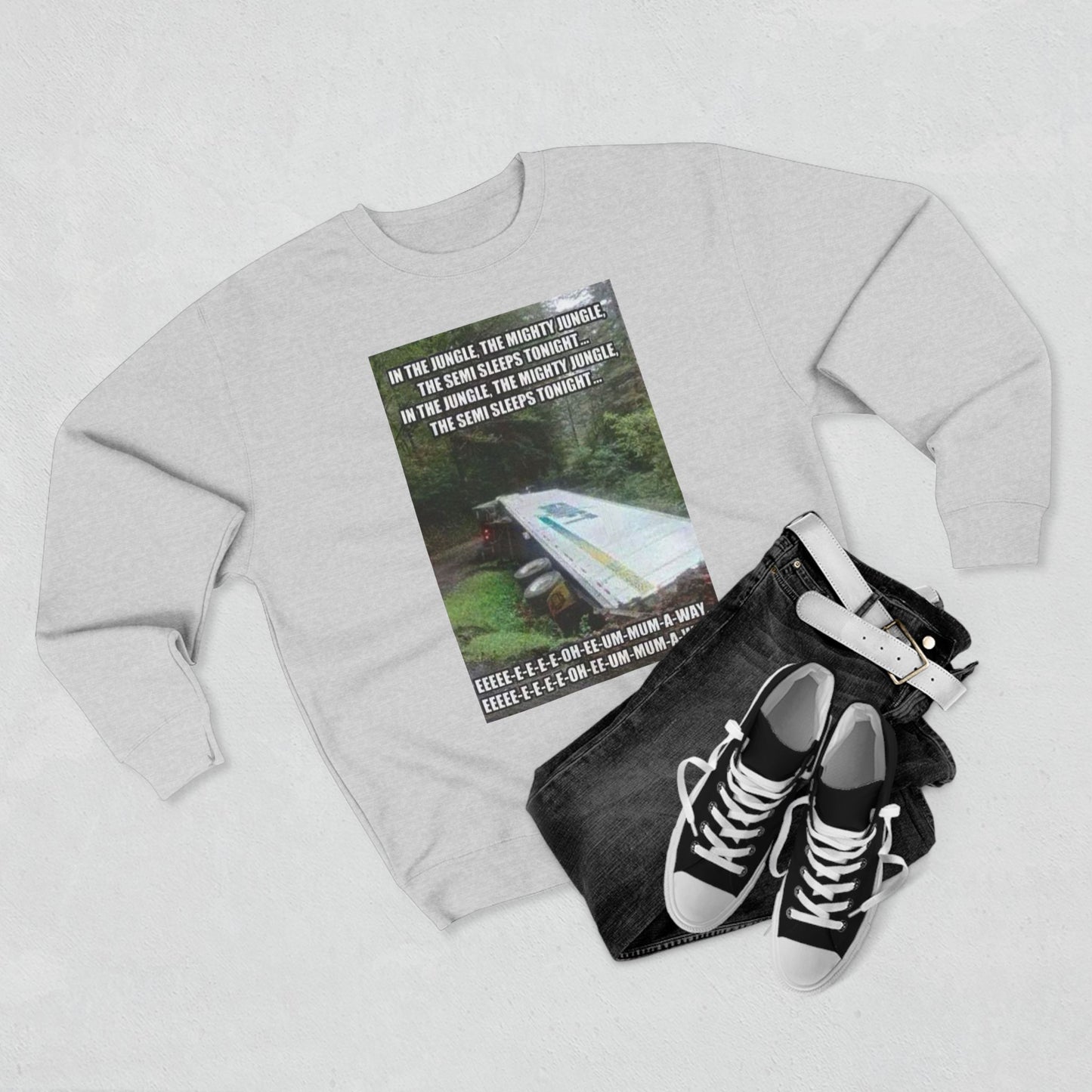 Semi Sleeps Unisex Crewneck Sweatshirt
