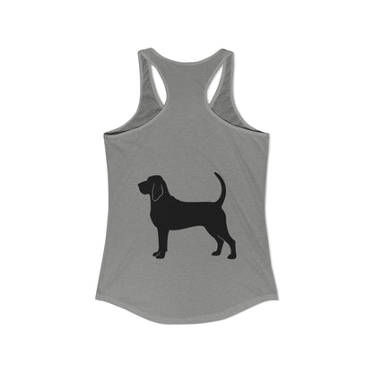 Bloodhound Silhouette Women's Racerback Tank