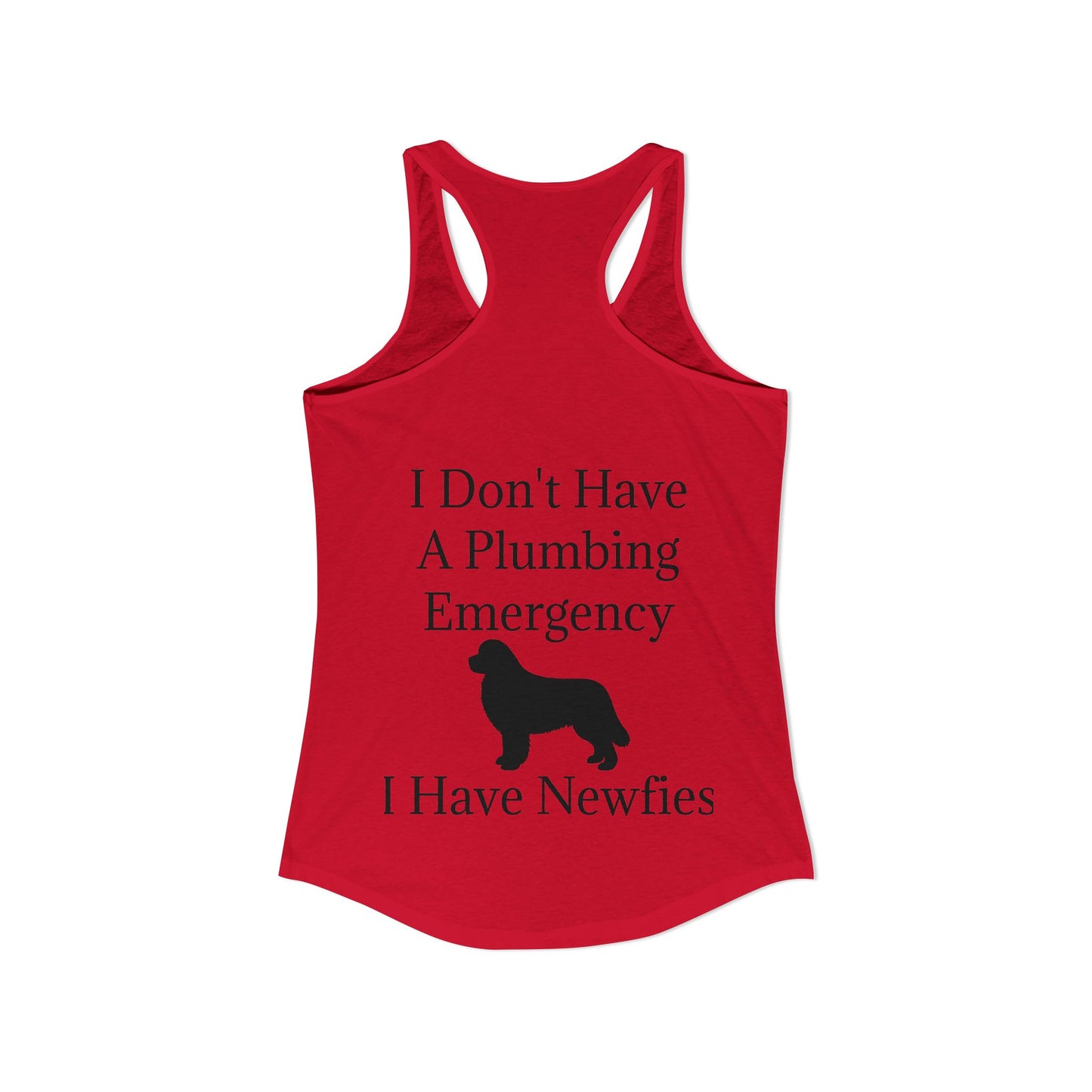 Plumbing Emergency Women's Racerback Tank