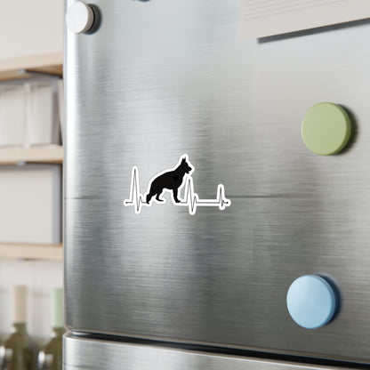 My Heart Beats For German Shepherds Vinyl Decal