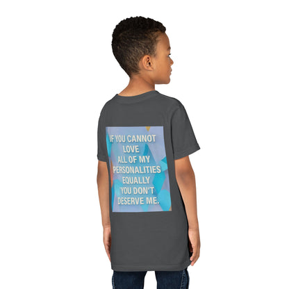 All Of My Personalities Youth Unisex Short Sleeve Crewneck Tee
