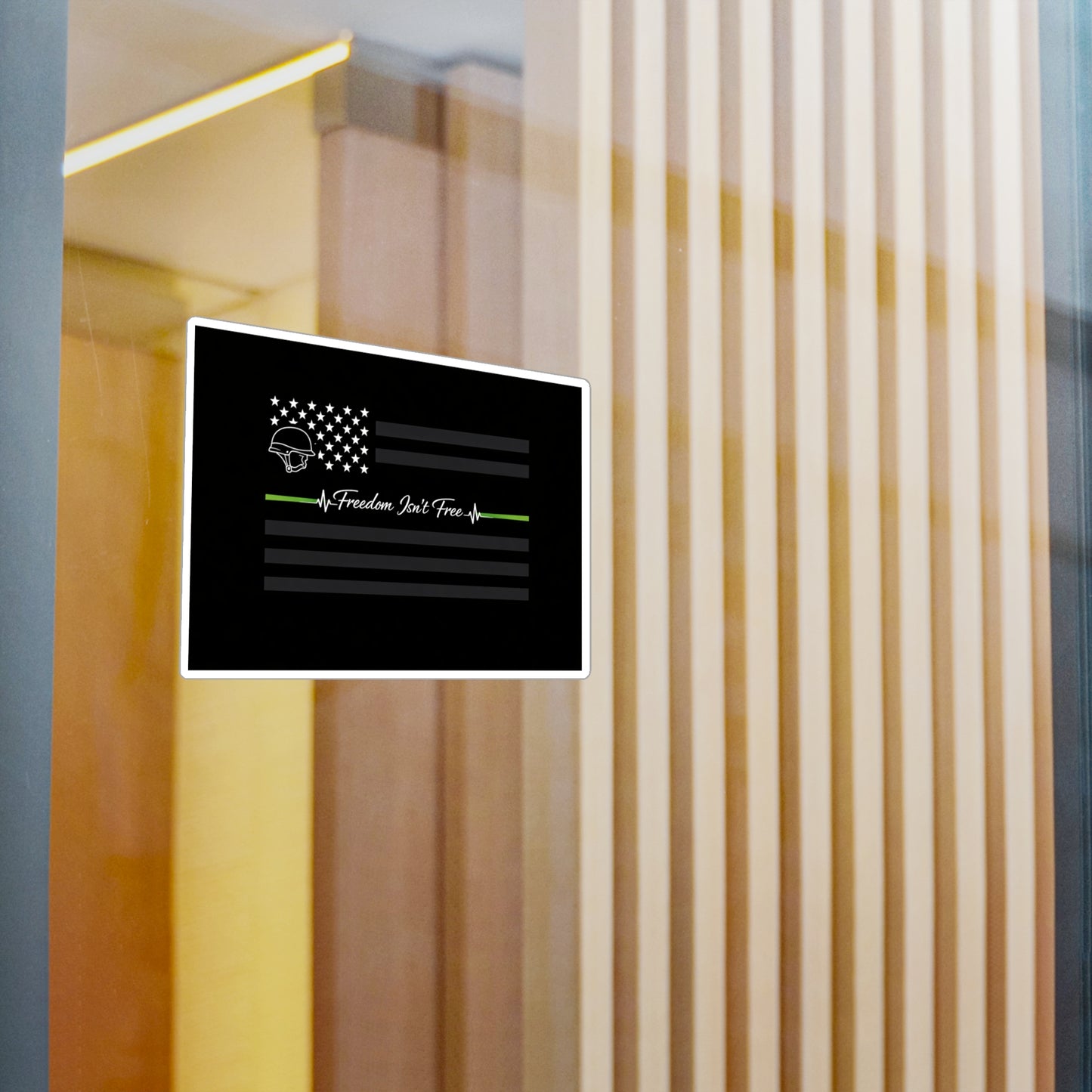 Thin Green Line Vinyl Decal