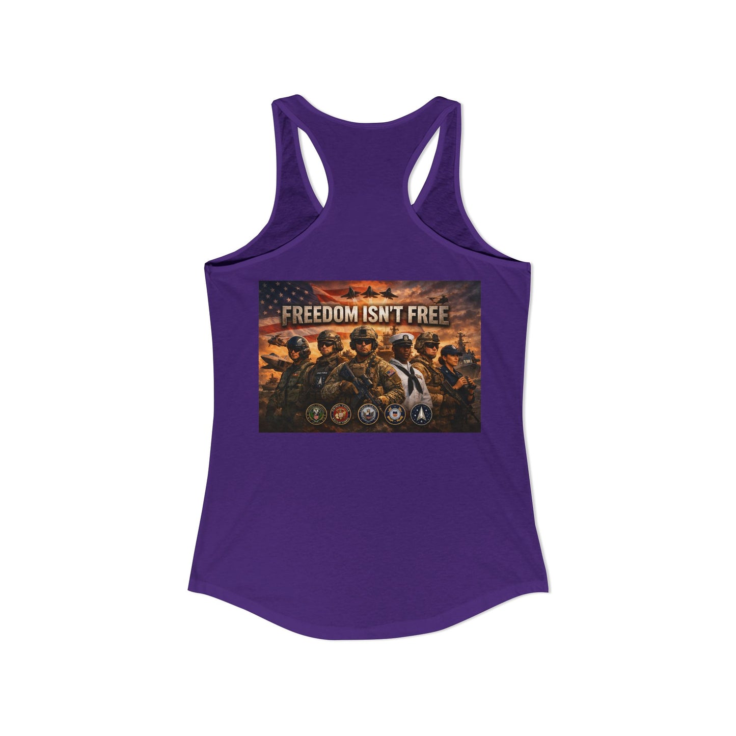 Freedom Isn't Free Women's Racerback Tank