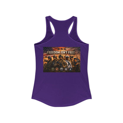 Freedom Isn't Free Women's Racerback Tank