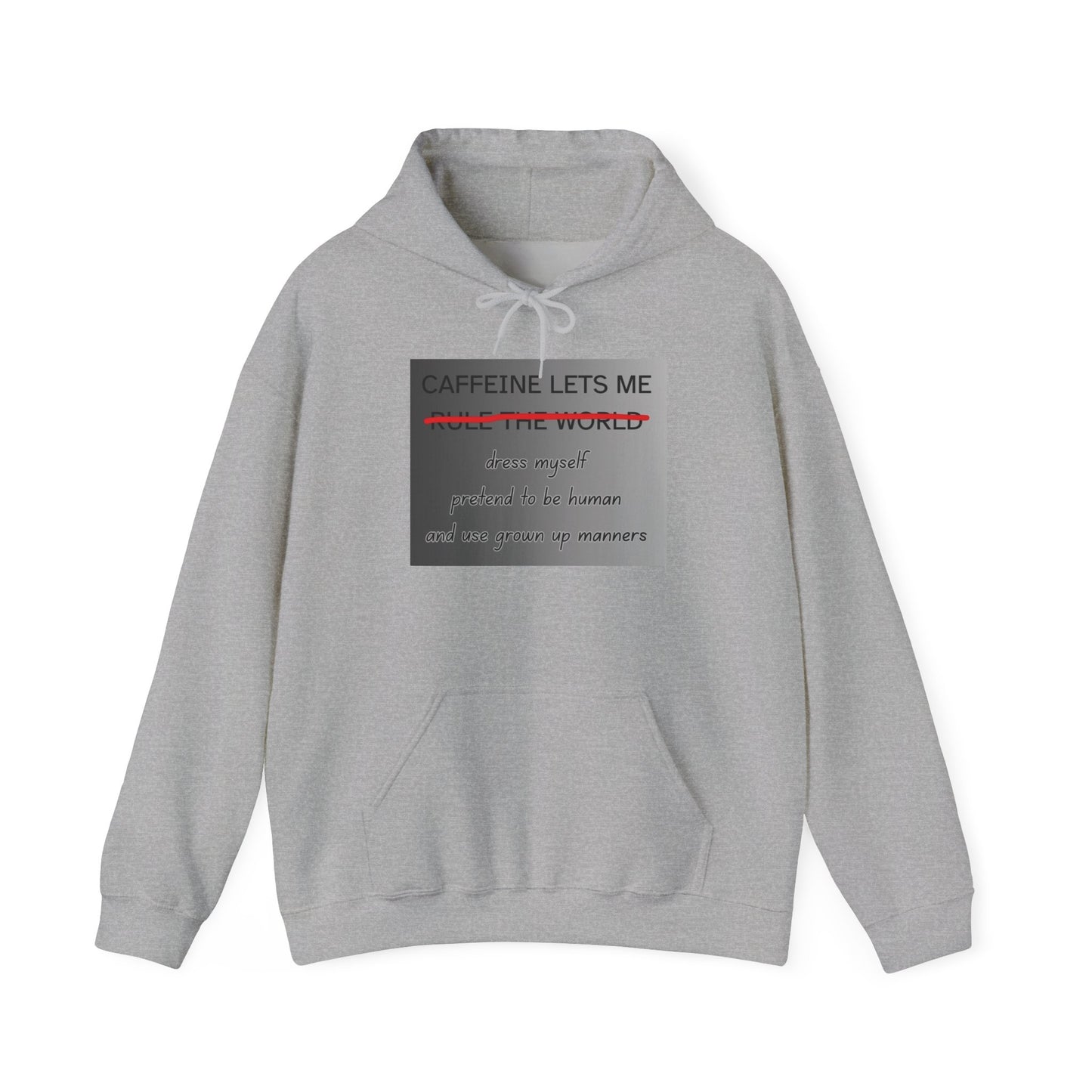 Caffeine Lets Me Unisex Hoodie