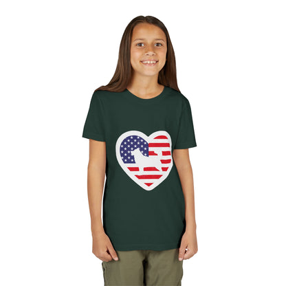 Malamute Flag Youth Unisex Short Sleeve Crewneck Tee