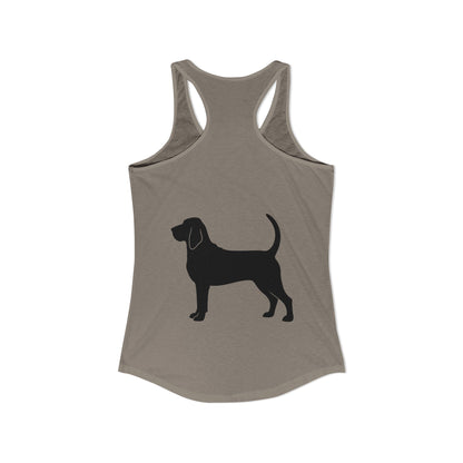 Bloodhound Silhouette Women's Racerback Tank