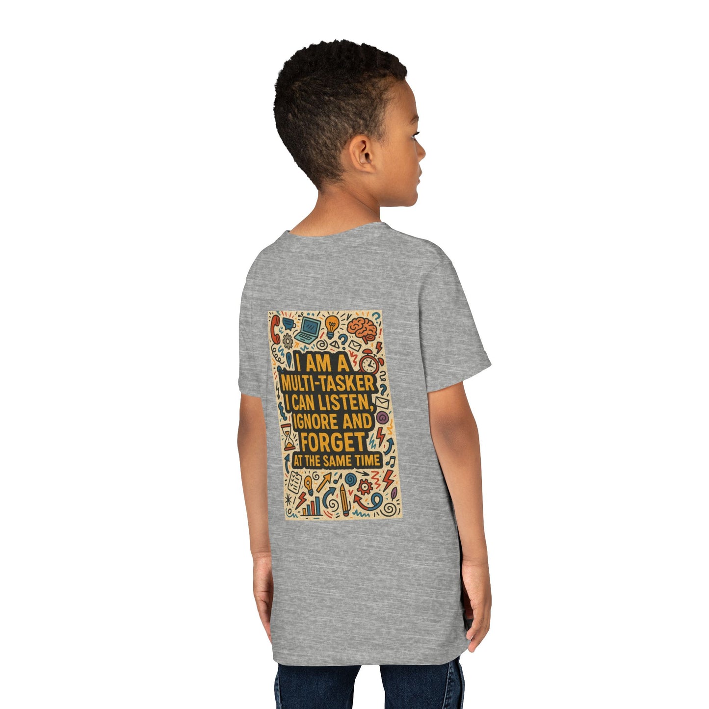 Multi-Tasker Youth Unisex Short Sleeve Crewneck Tee