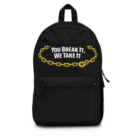You Break It Backpack