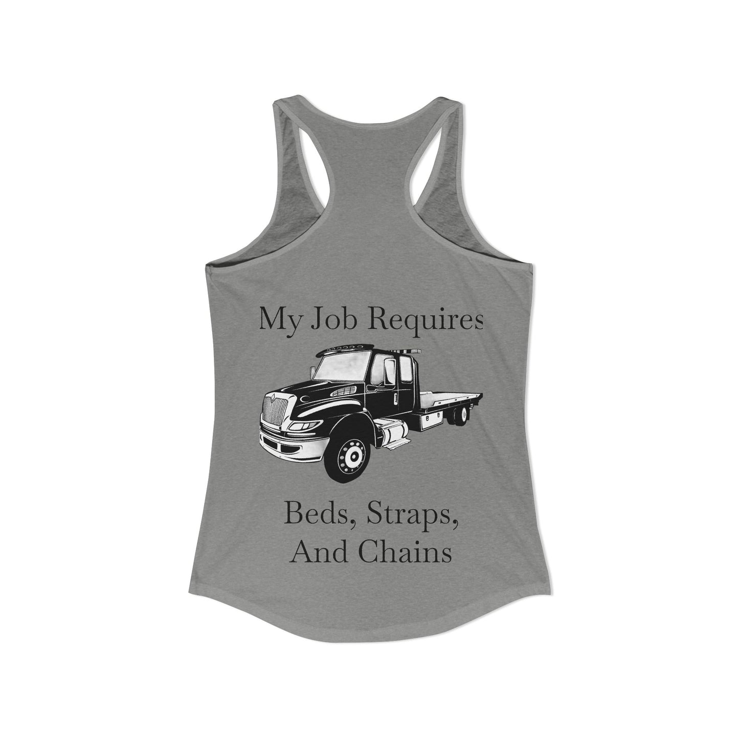Beds, Straps, And Chains Women's Racerback Tank