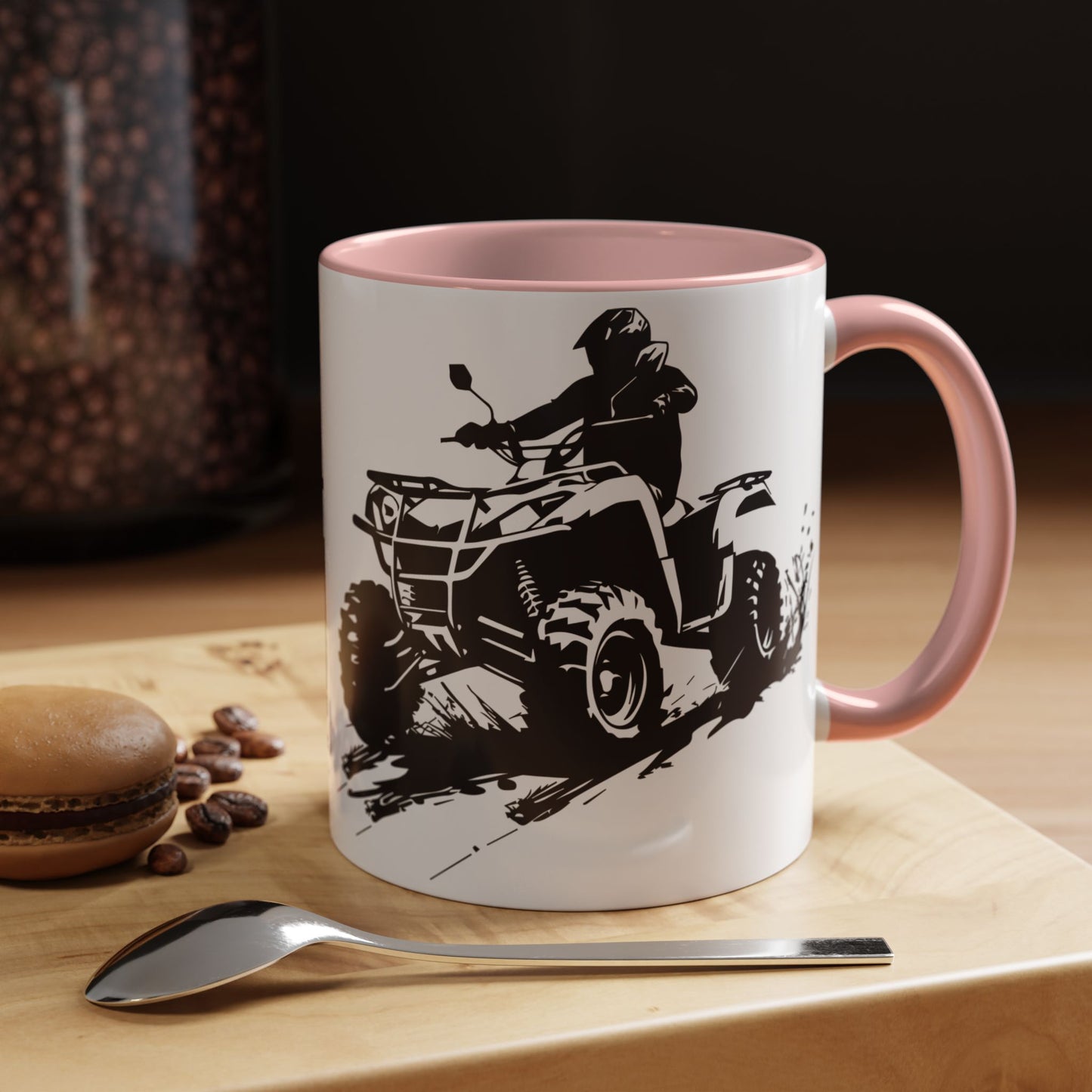 Slingin' Mud Quad 2-Tone Coffee Mug
