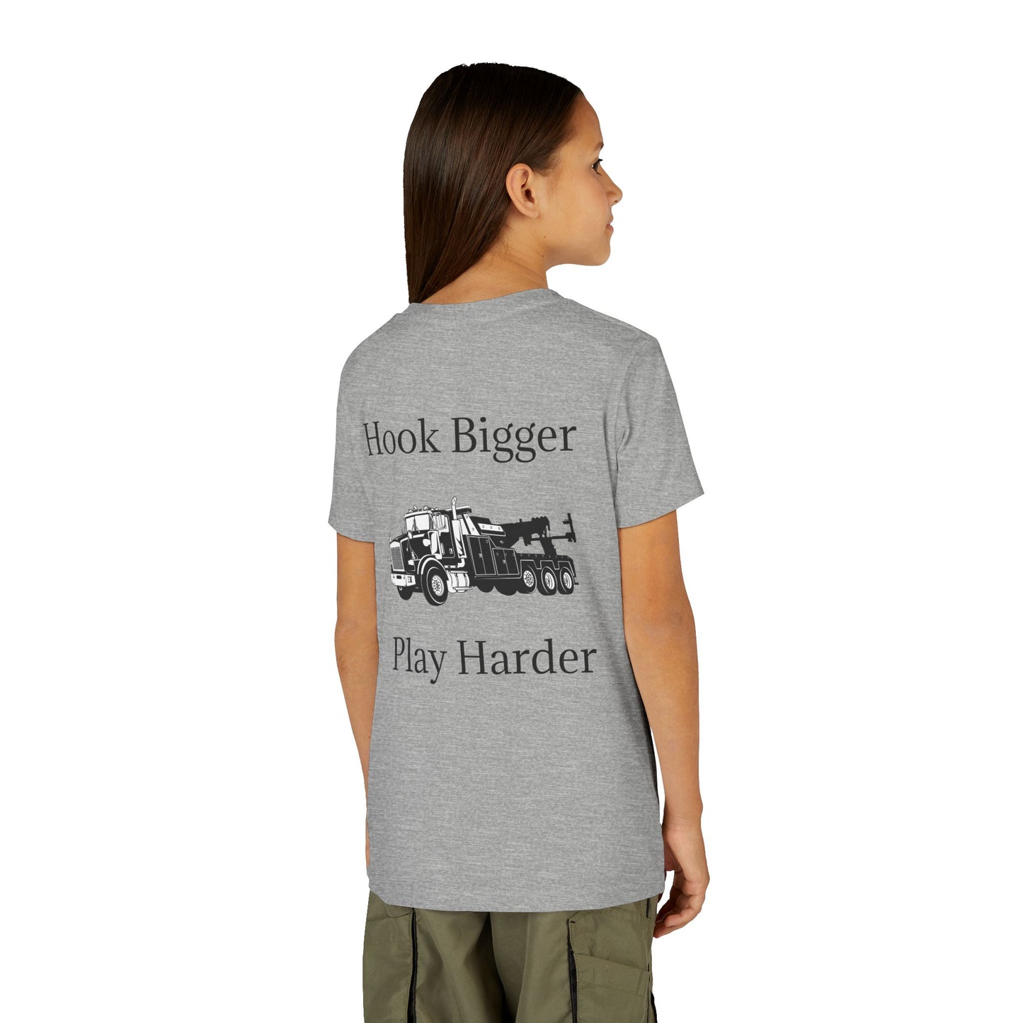 Hook Bigger Youth Unisex Short Sleeve Crewneck Tee