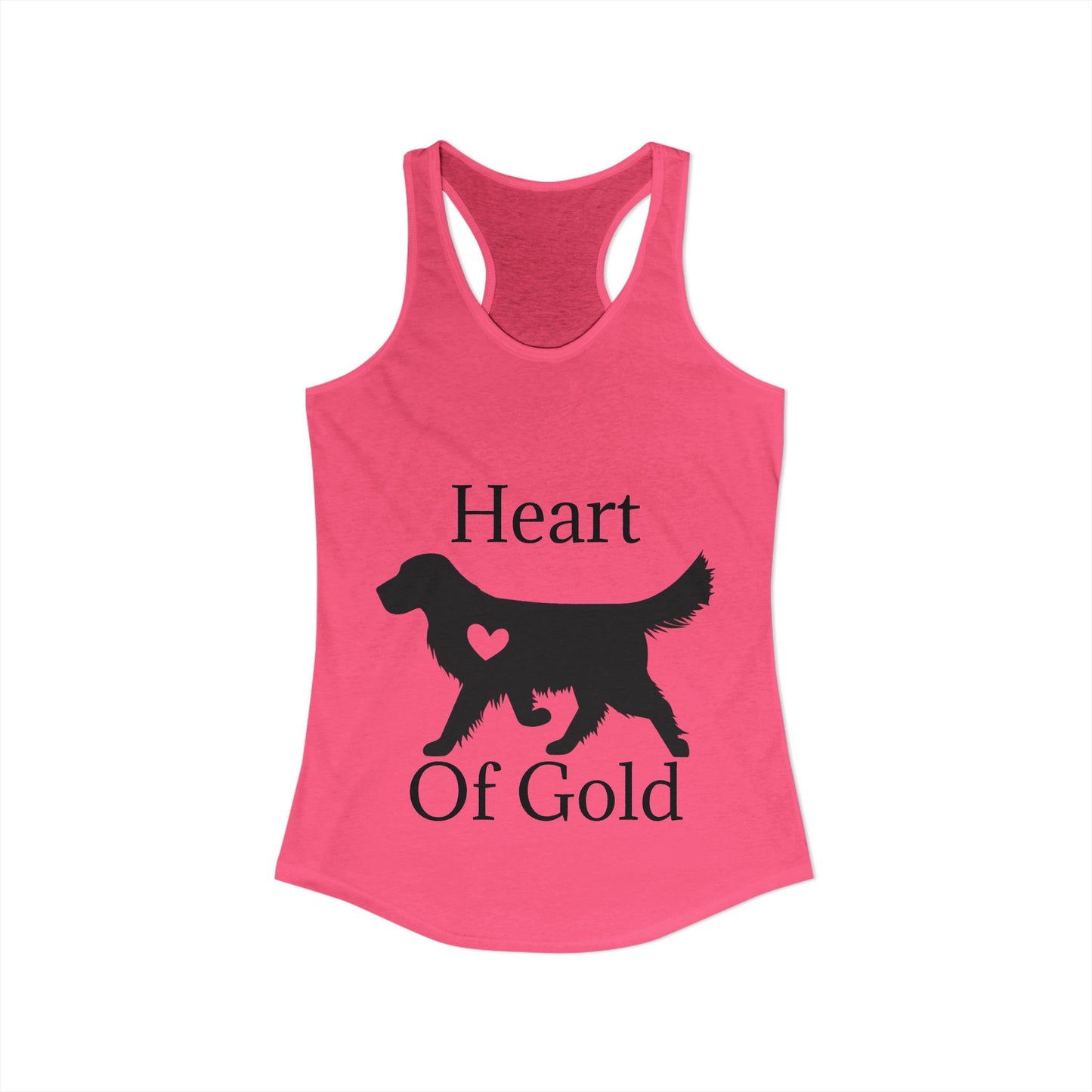 Heart Of Gold Women's Racerback Tank