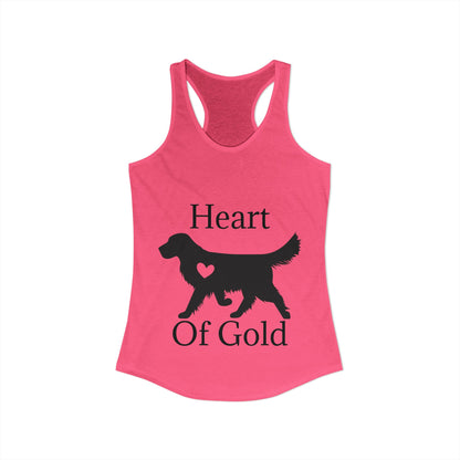 Heart Of Gold Women's Racerback Tank