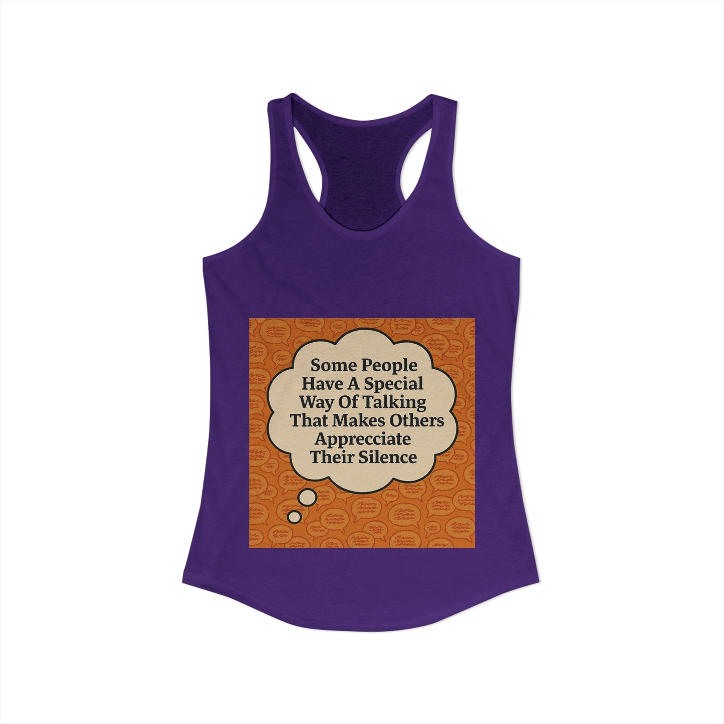 Special Way Of Talking Women's Racerback Tank