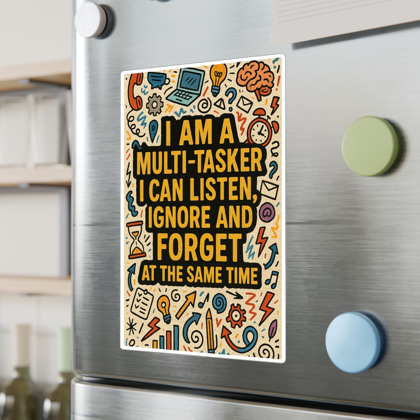 Multi-Tasker Vinyl Decal