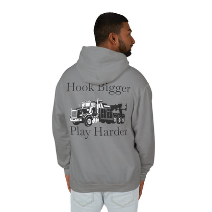 Hook Bigger Heavy Tow Truck Unisex Lightweight Hoodie