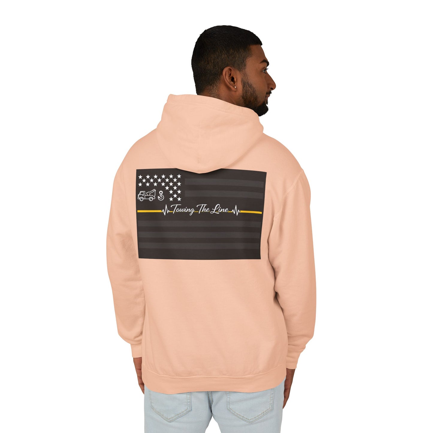 Thin Yellow Line Unisex Lightweight Hoodie