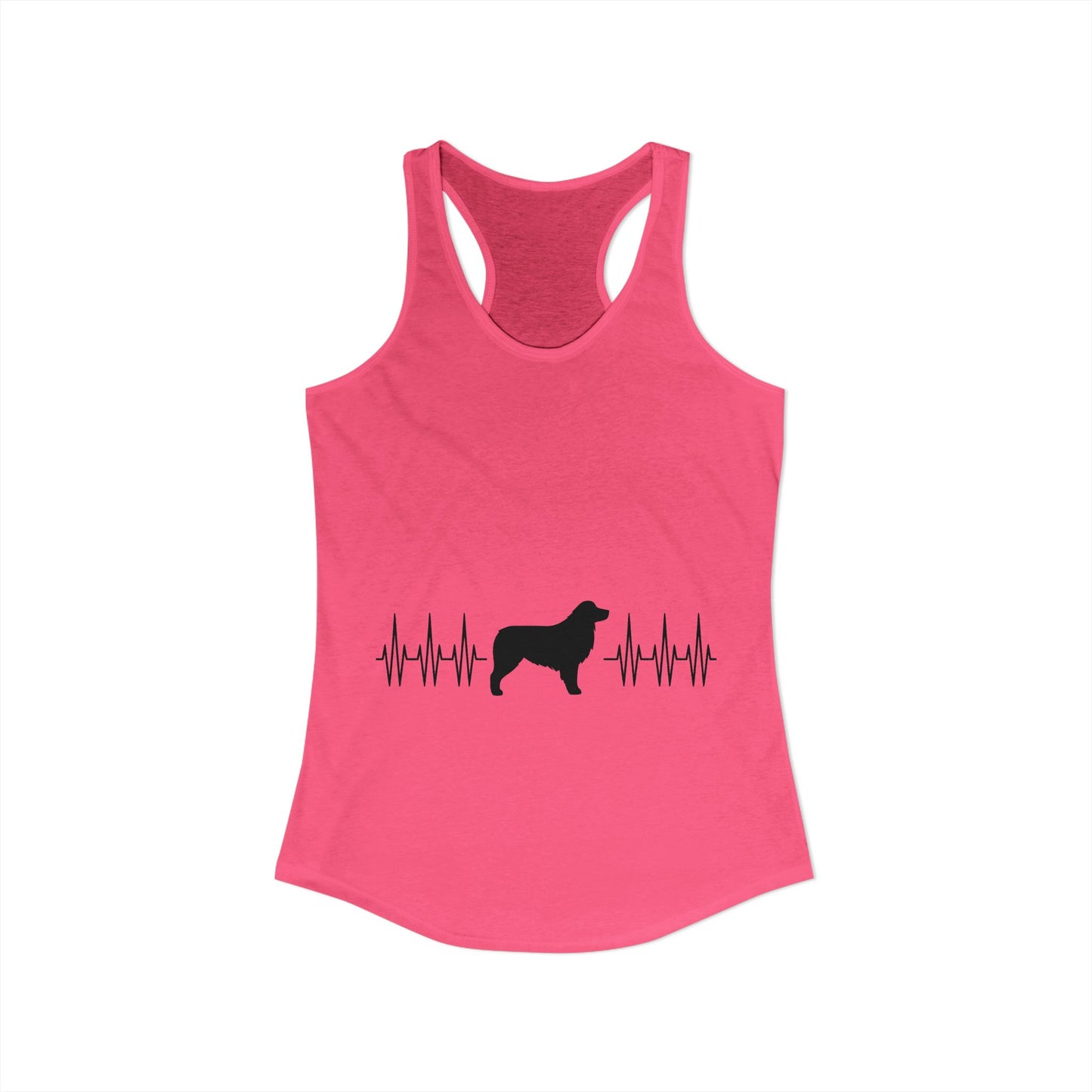 My Heart Beats For Aussies Women's Racerback Tank