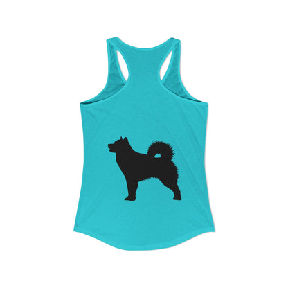 Malamute Silhouette Women's Racerback Tank