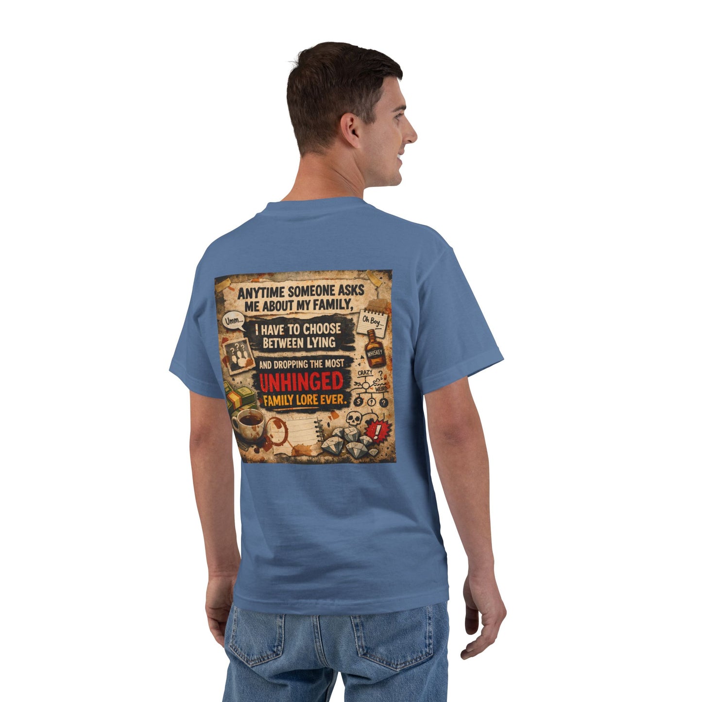 Unhinged Family Men's Short-Sleeve Crewneck Tee