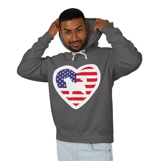Malamute Flag Unisex Lightweight Hoodie