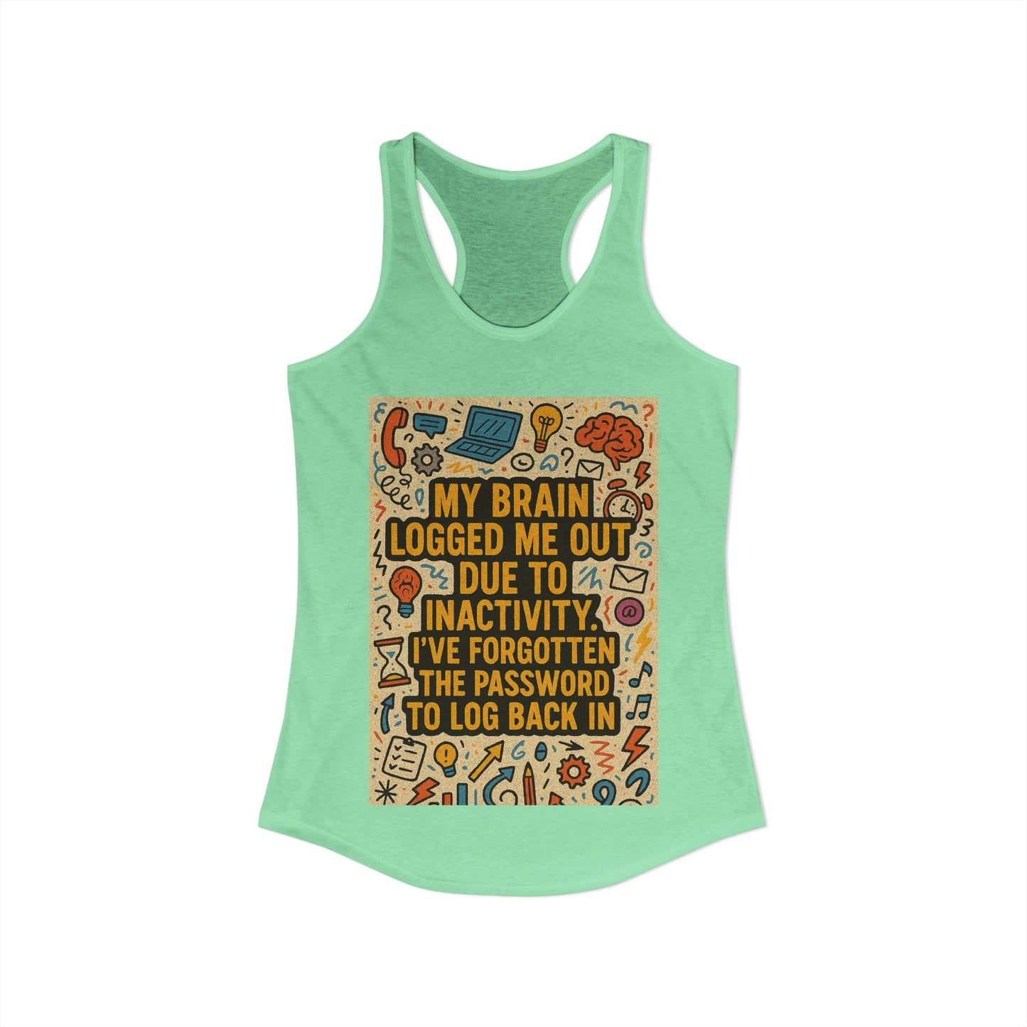 Logged Out Women's Racerback Tank