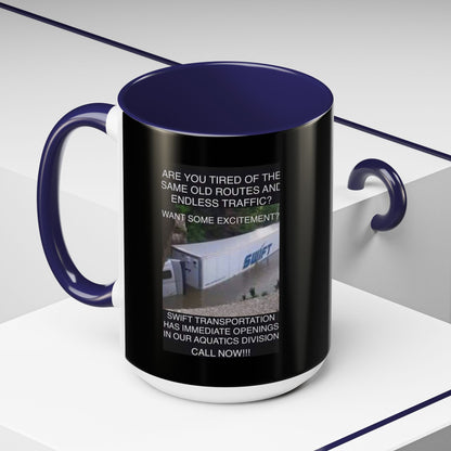 Swift Aquatics 2-Tone Coffee Mug