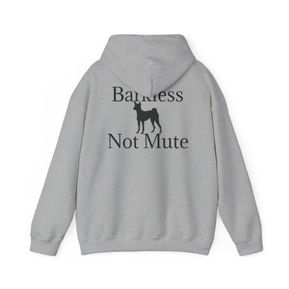 Barkless Not Mute Unisex Hoodie