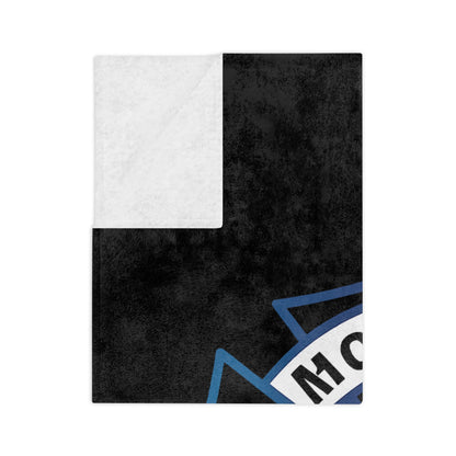 Let First Responders Live Velveteen Microfiber Blanket