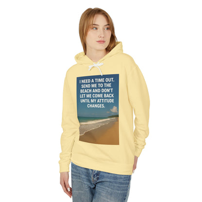 Time Out Unisex Lightweight Hoodie