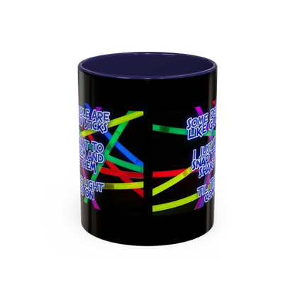 Glow Sticks 2-Tone Coffee Mug