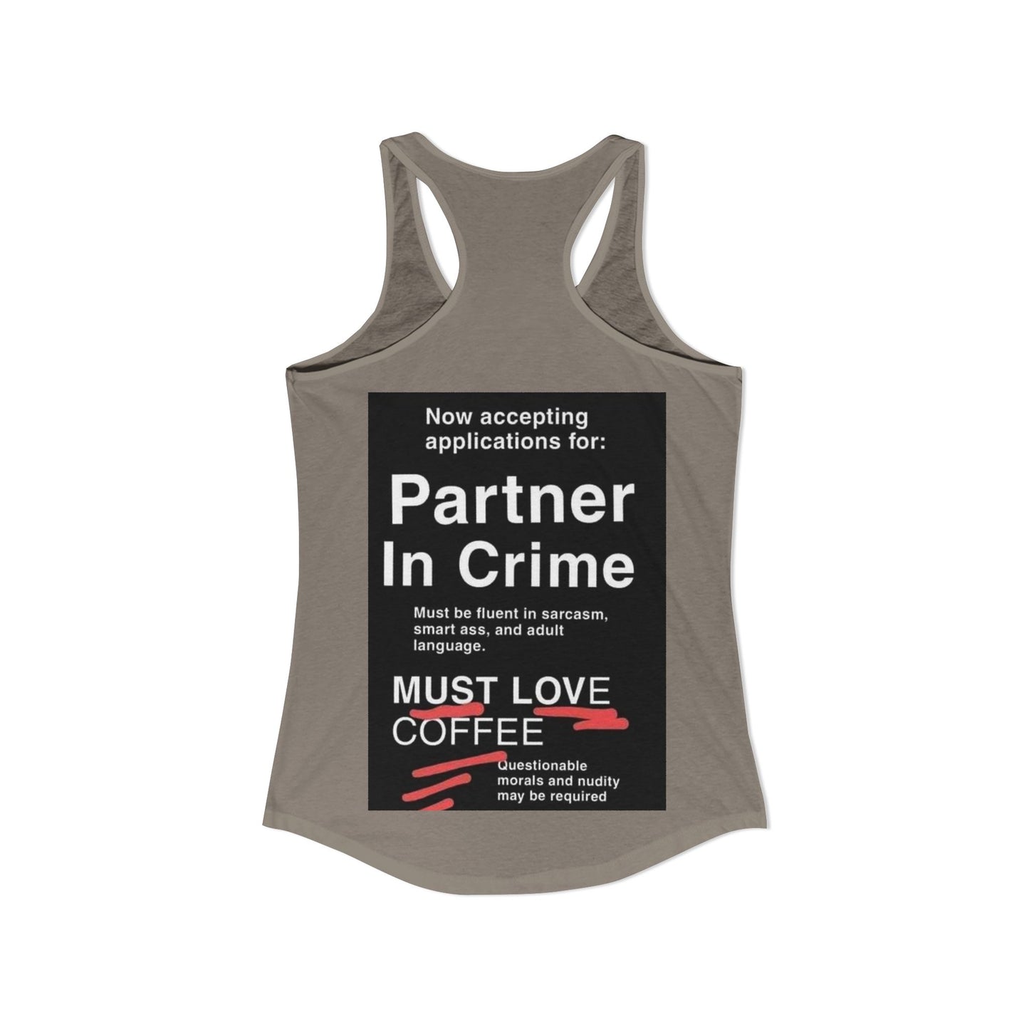 Partner In Crime Women's Racerback Tank