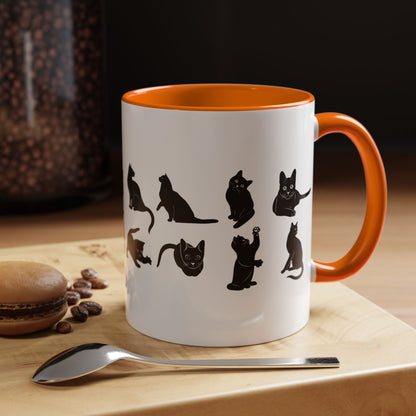 Cats 2-Tone Coffee Mug