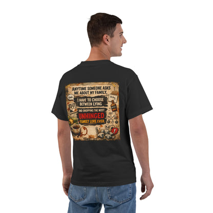 Unhinged Family Men's Short-Sleeve Crewneck Tee