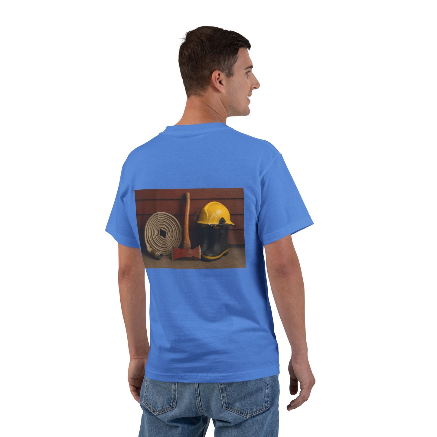 Fire/Rescue Appreciation Men's Short-Sleeve Crewneck Tee