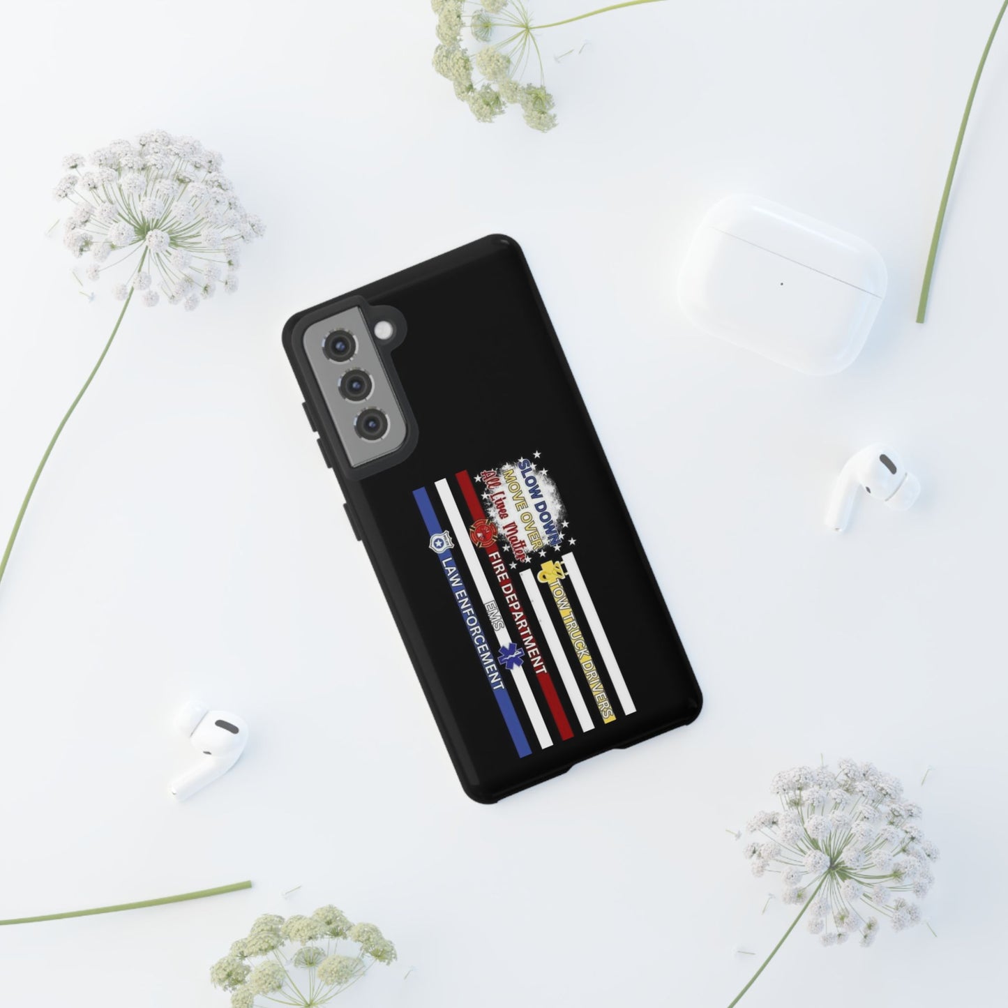 Slow Down Move Over Flag Samsung Case
