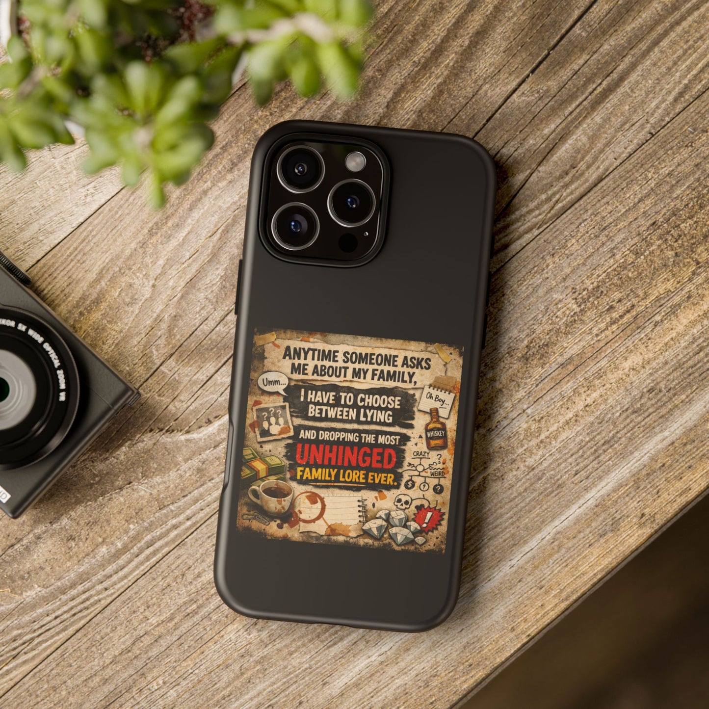 Unhinged Family iPhone Case