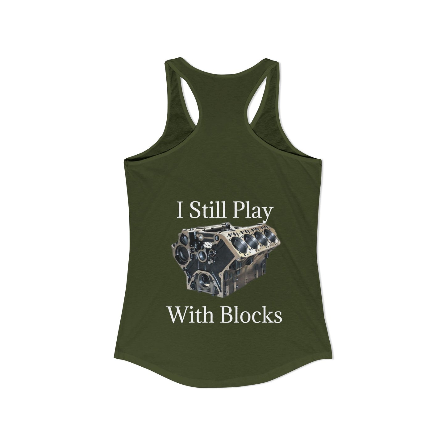 Play With Blocks Women's Racerback Tank