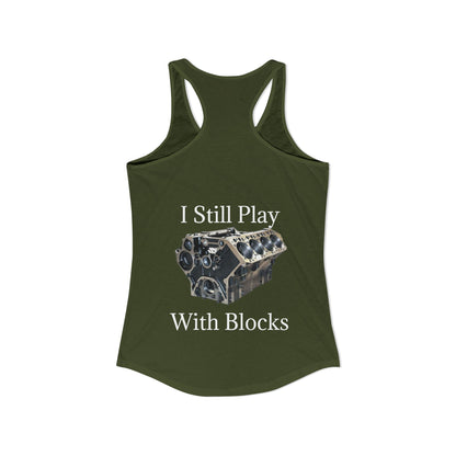 Play With Blocks Women's Racerback Tank