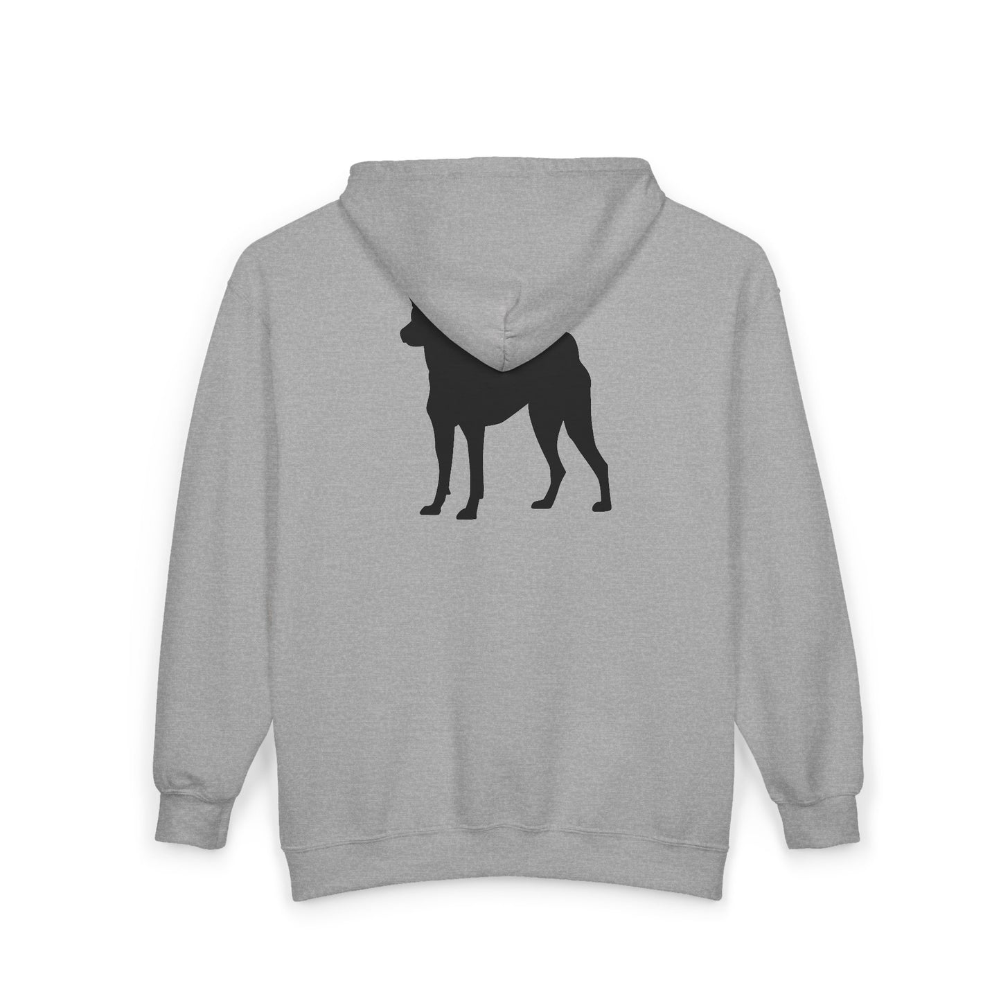 Basenji Silhouette Unisex Full Zip Hoodie