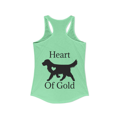 Heart Of Gold Women's Racerback Tank