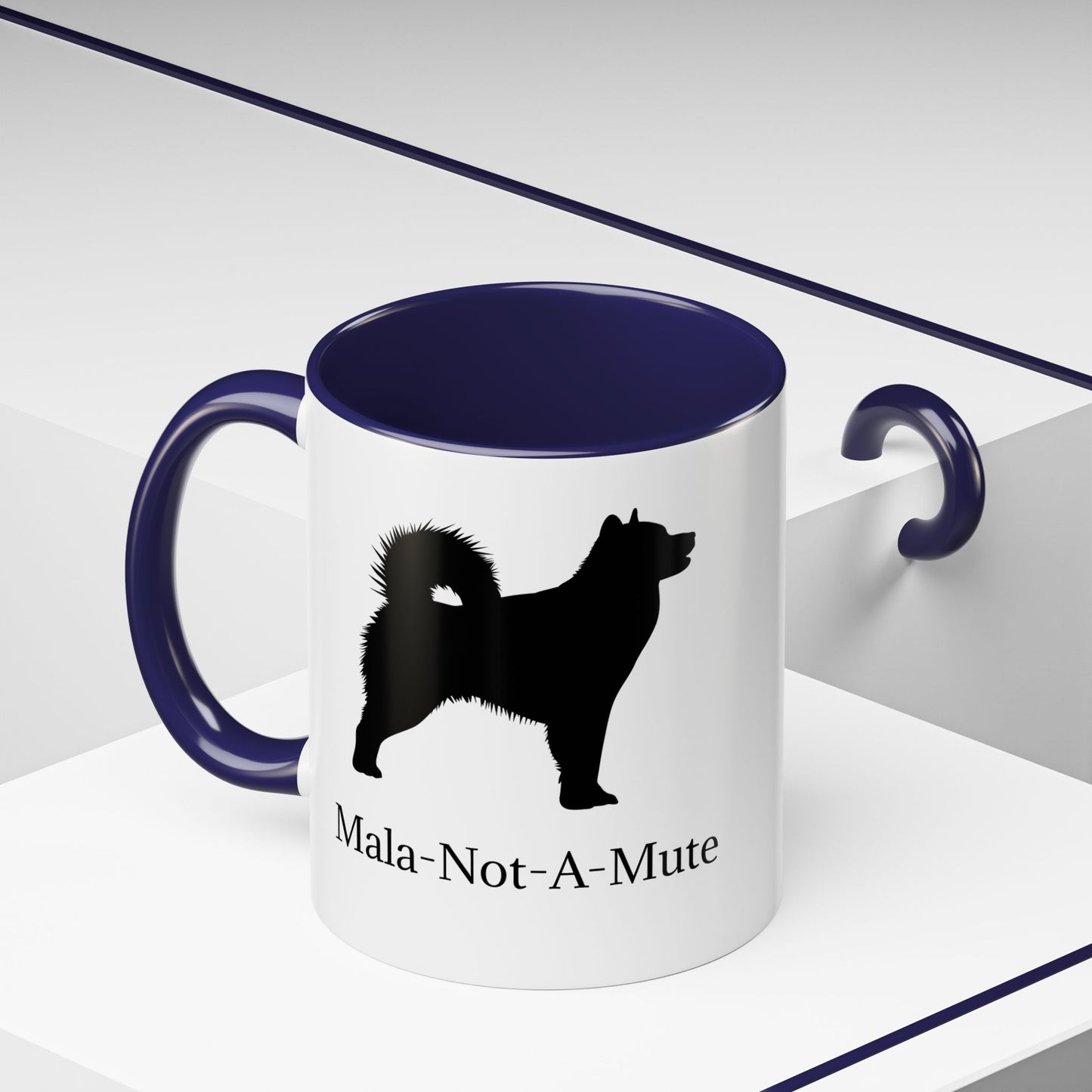 Mala-Not-A-Mute 2-Tone Coffee Mug