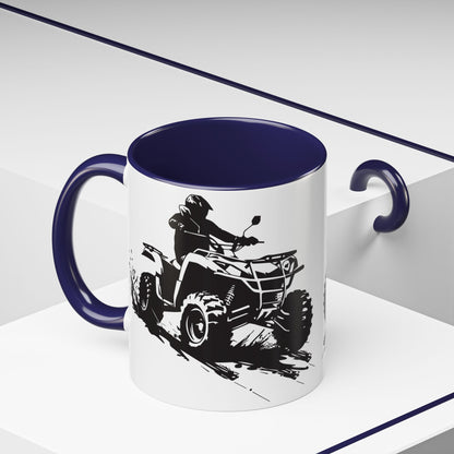 Slingin' Mud Quad 2-Tone Coffee Mug
