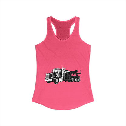 Heavy Tow Truck Women's Racerback Tank