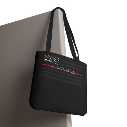 Thin Red Line Tote Bag