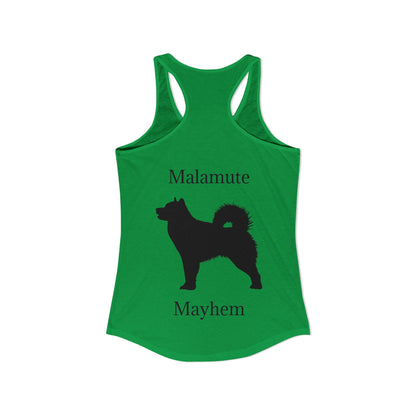 Malamute Mayhem Women's Racerback Tank